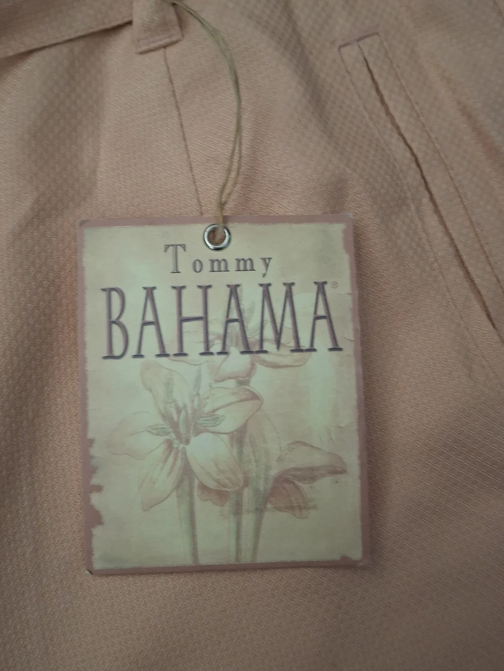 NWT Tommy Bahama Tropical Trellis Crop Wide Leg Pants Mimosa Orange Pink Sz 10 F - Picture 2 of 6